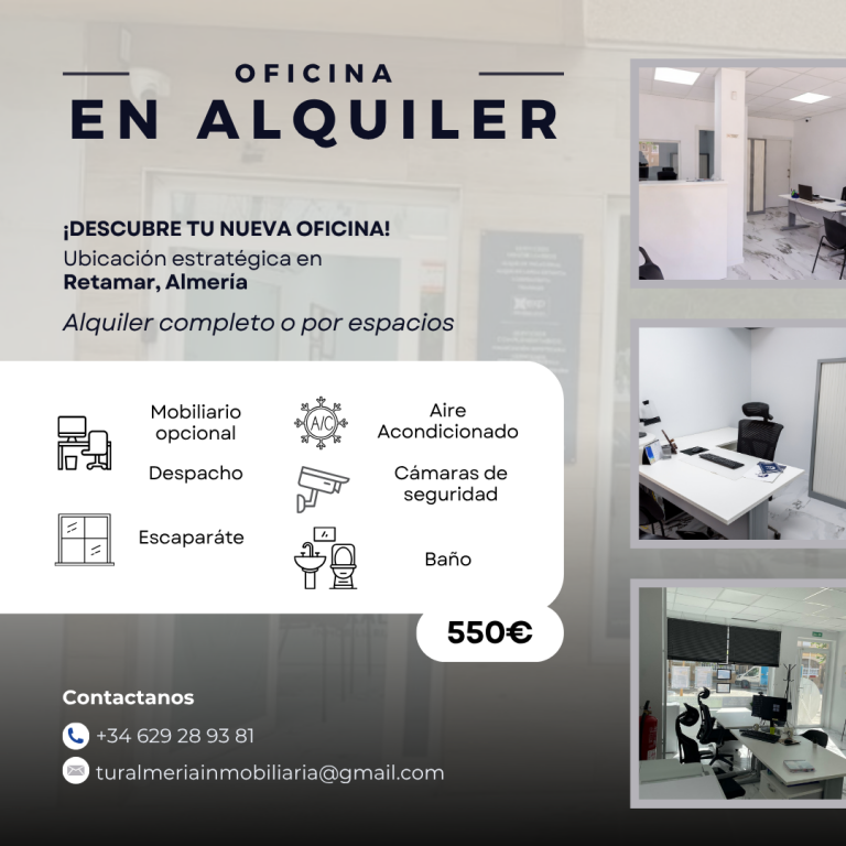 Oficina en Alquiler en Retamar Almería