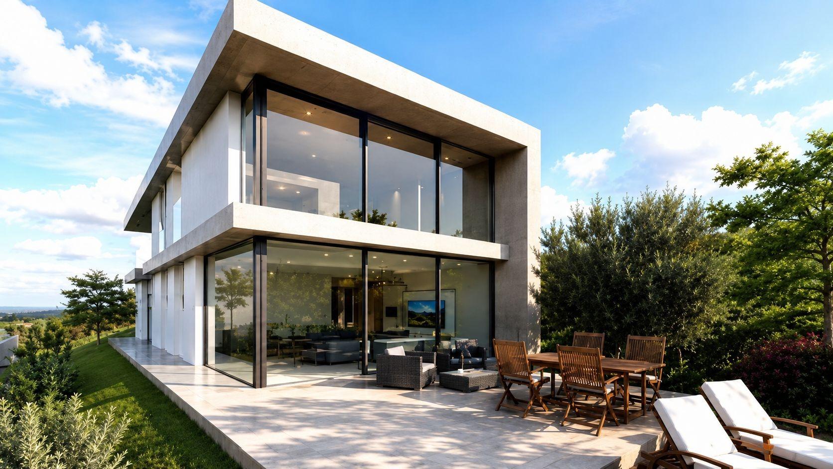 EXCLUSIVA PARCELA CON VISTAS AL MAR EN LA ENVÍA GOLF Y PROYECTO DE VILLA DE DISEÑO LISTO PARA CONSTRUIR