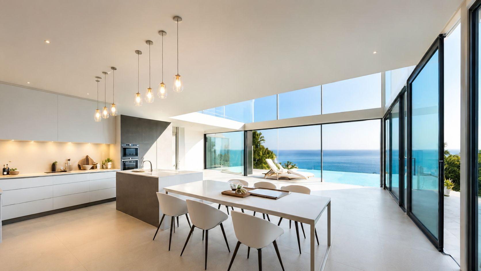 EXCLUSIVA PARCELA CON VISTAS AL MAR EN LA ENVÍA GOLF Y PROYECTO DE VILLA DE DISEÑO LISTO PARA CONSTRUIR