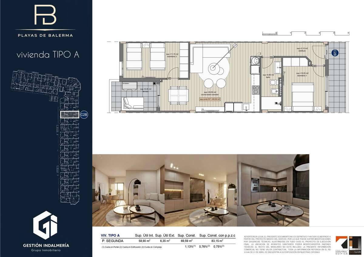 Piso de 70 m² en Balerma en Venta por 134000€