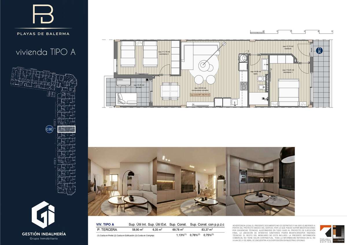 Piso de 70 m² en Balerma en Venta por 136500€