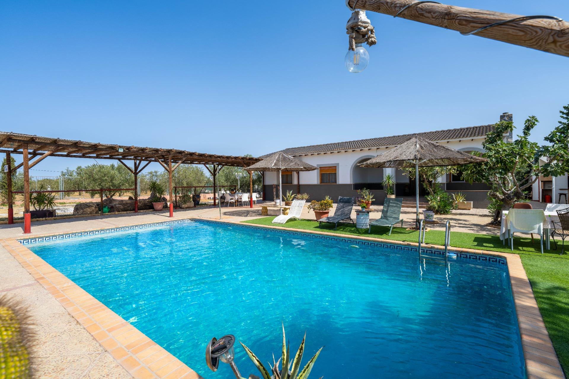 Cortijo con piscina
