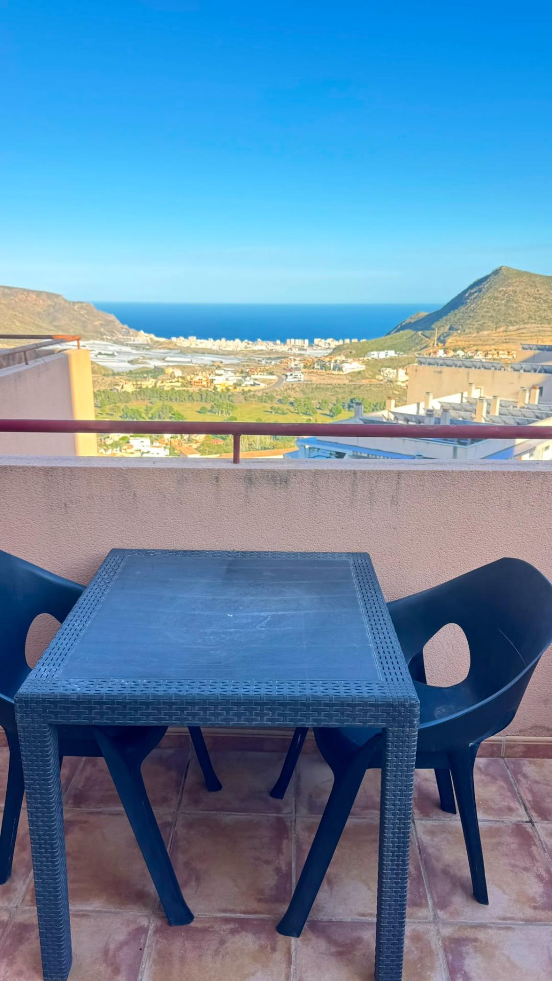 Estudio con terraza vistas al mar en La Envía Golf
